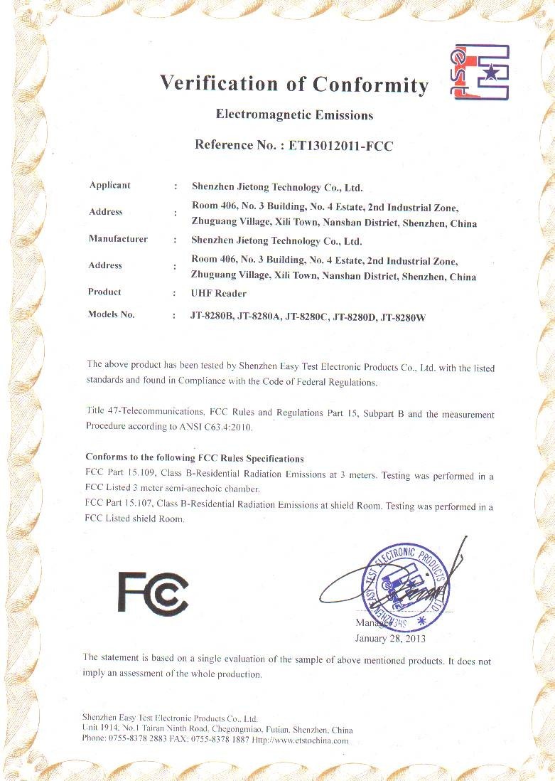 certifikace FCC